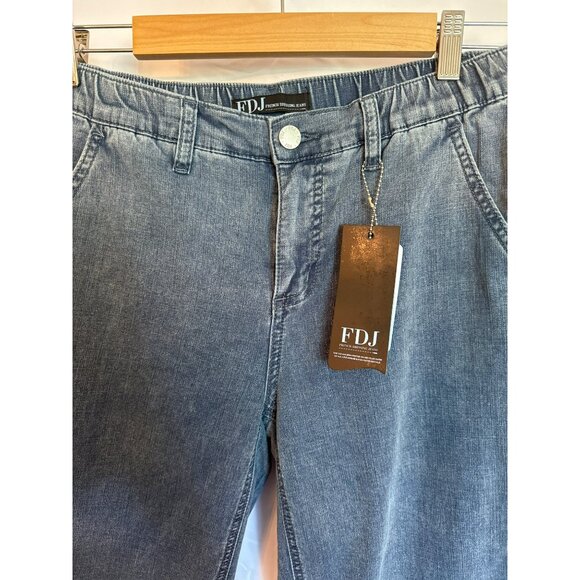 NWT FDJ Wide Leg Jean Women 4 Stretch Denim Sustainable Eco-Friendly Casual Wear - Picture 3 of 11